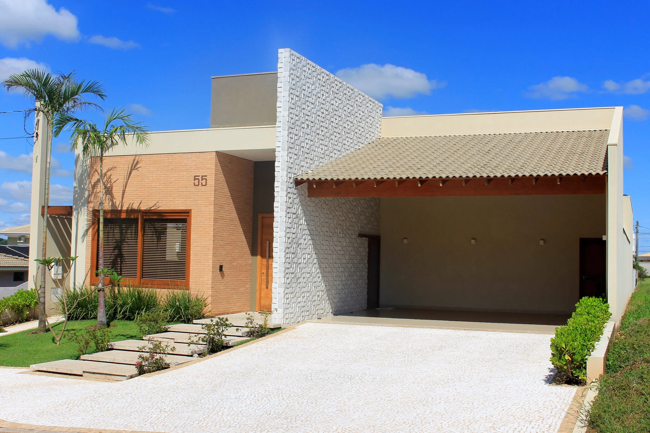  Residência Cardin,&nbsp;Projeto arquitetônico, design de acabamentos, interiores e paisagismo. Lins, SP. 