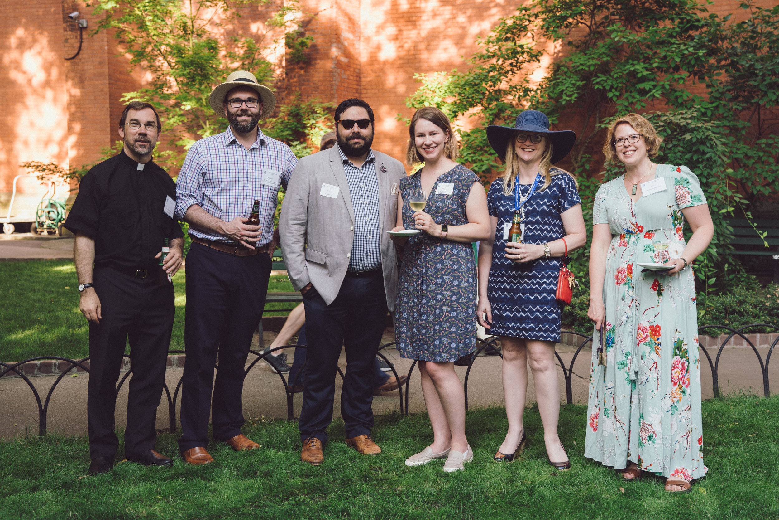  Attendees of The General Seminary's Annual Garden Party. Photo by Daniel Lee. 