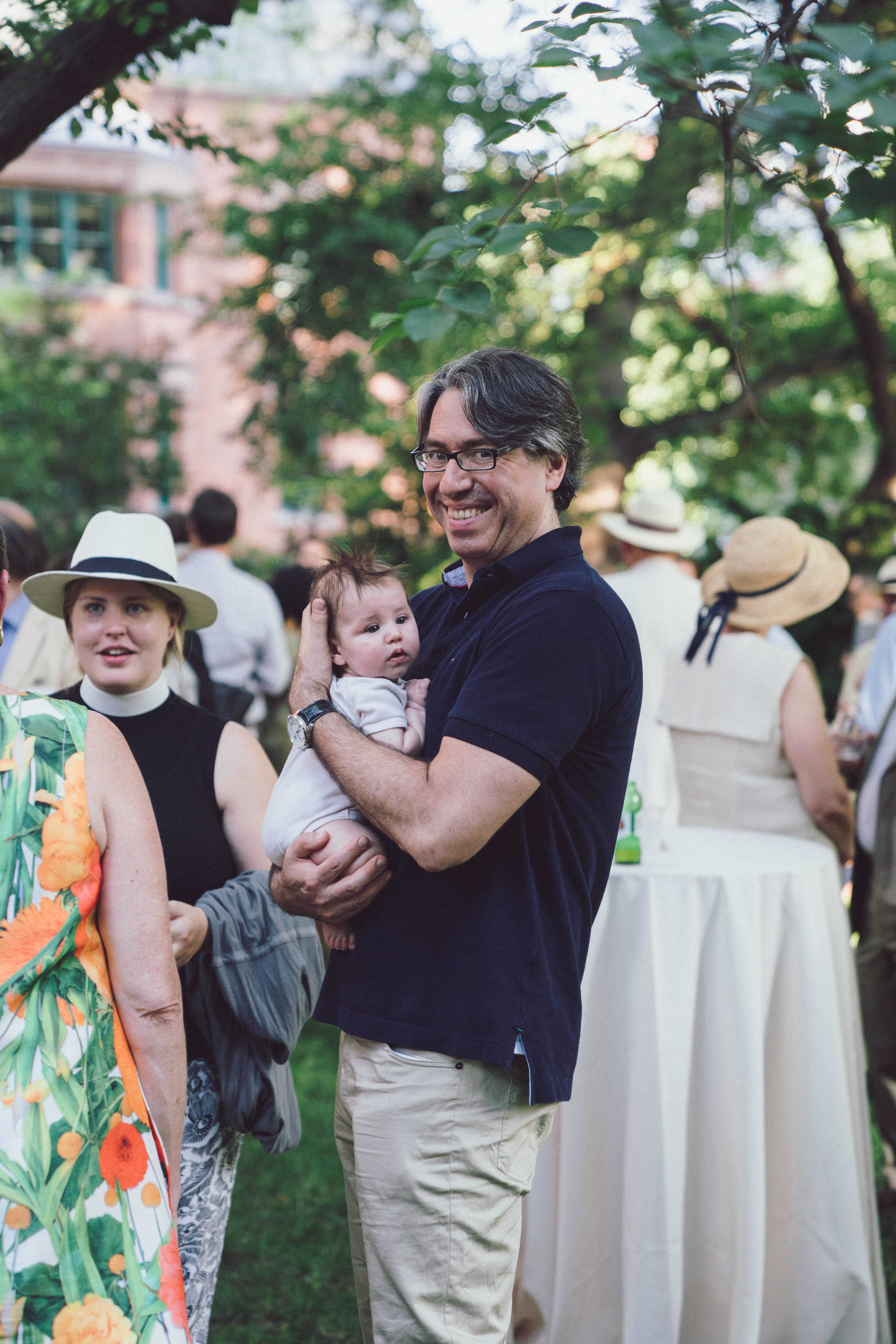  Attendees of The General Seminary's Annual Garden Party. Photo by Daniel Lee. 