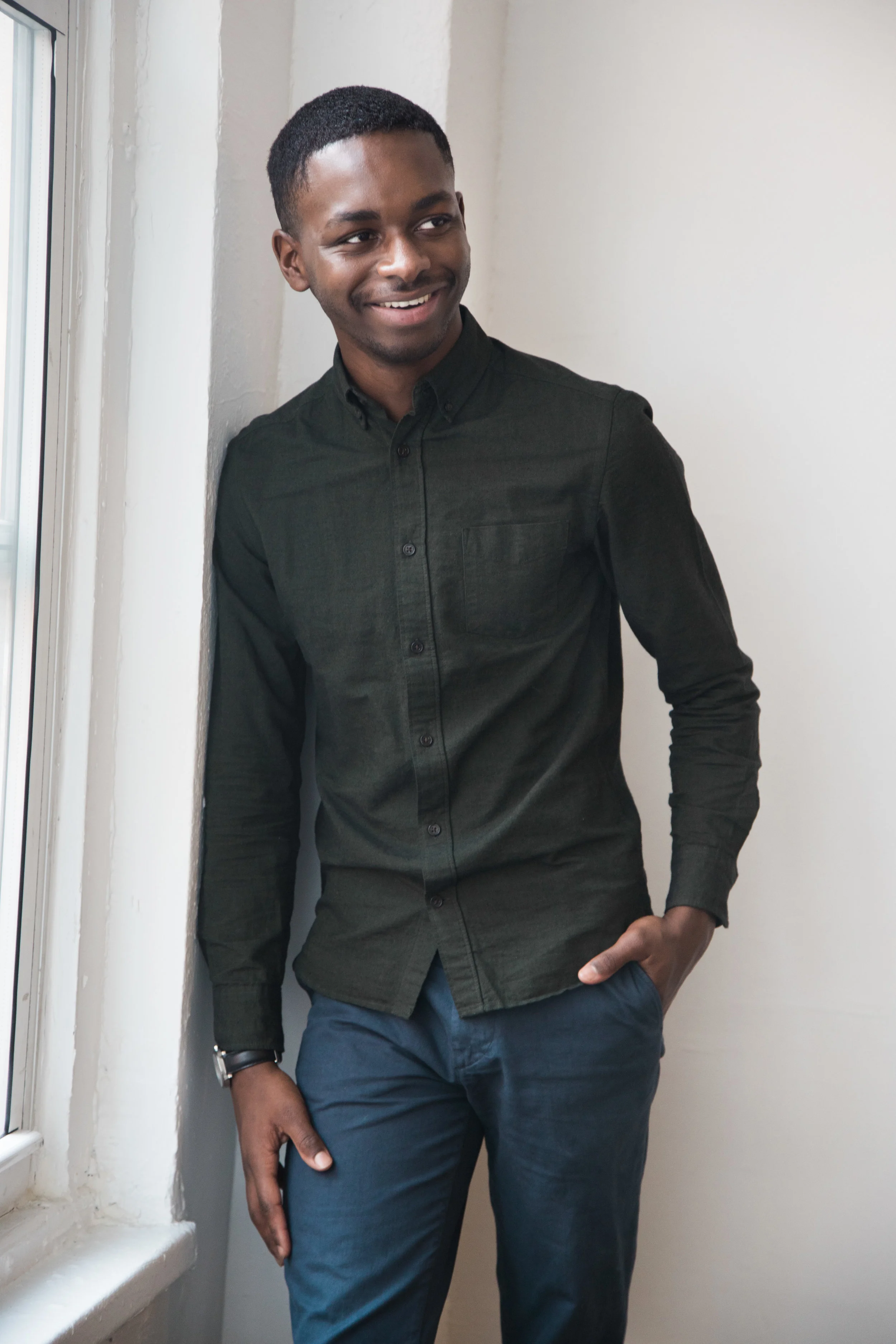 Christian Gaskins, Model & Photographer. Photo by Daniel Lee.