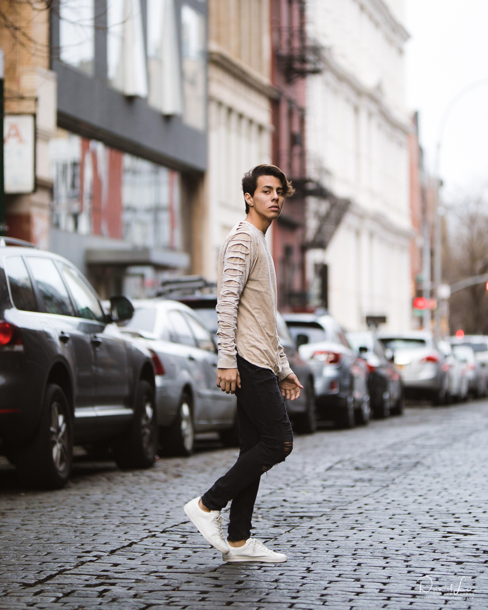  Street-style NoHo Photo Shoot with Sebastian Vidal. Photo by Daniel Lee. 