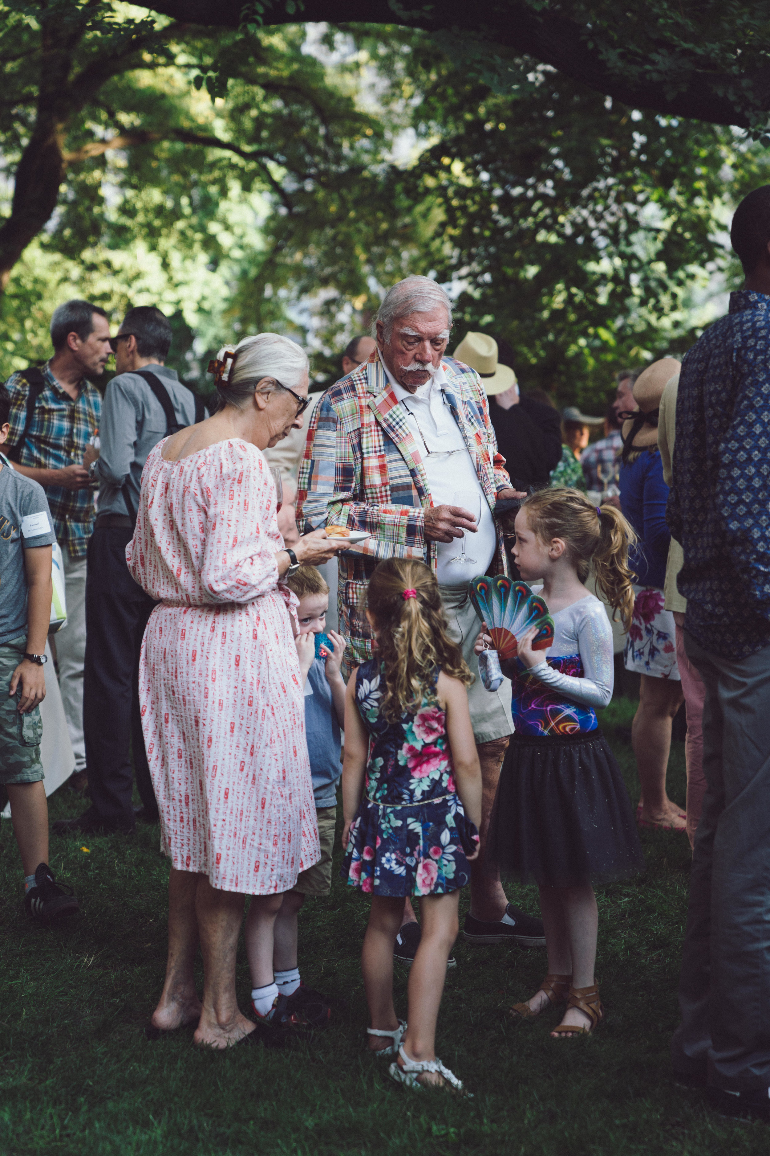  Attendees of The General Seminary's Annual Garden Party. Photo by Daniel Lee 
