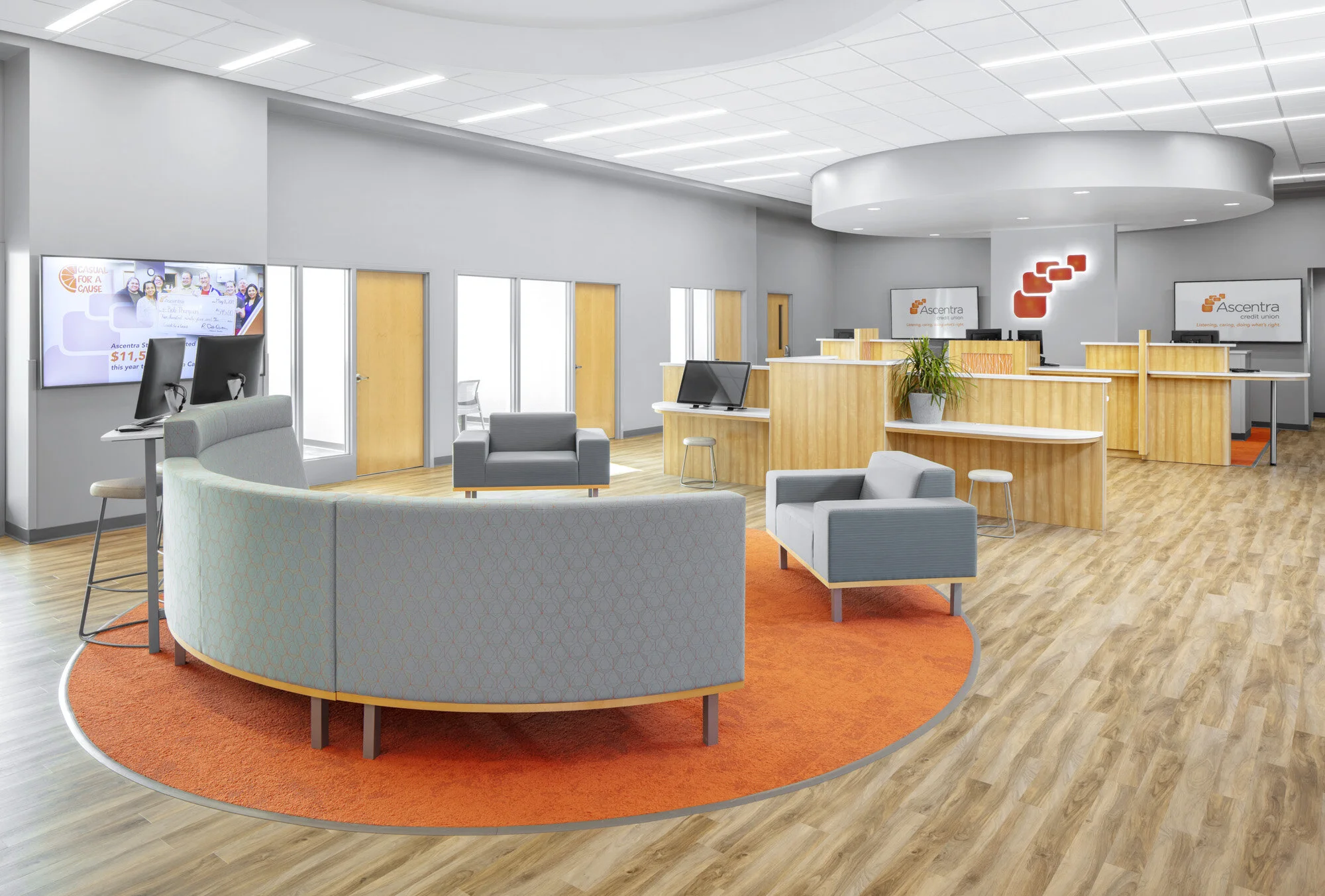 ASCENTRA CREDIT UNION - BETTENDORF, IOWA ARCHITECTURAL PHOTOGRAPHY