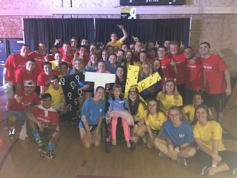 Theta Chi and Alpha Chi Omega with C-Rae