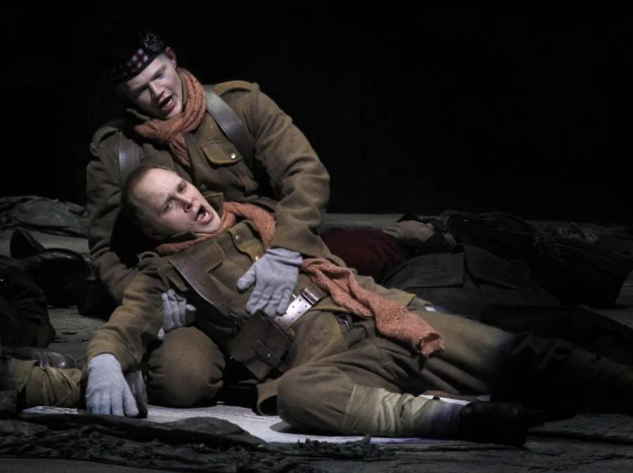 As William Dale in Silent Night, with John Robert Lindsay as Jonathan Dale. Minnesota Opera