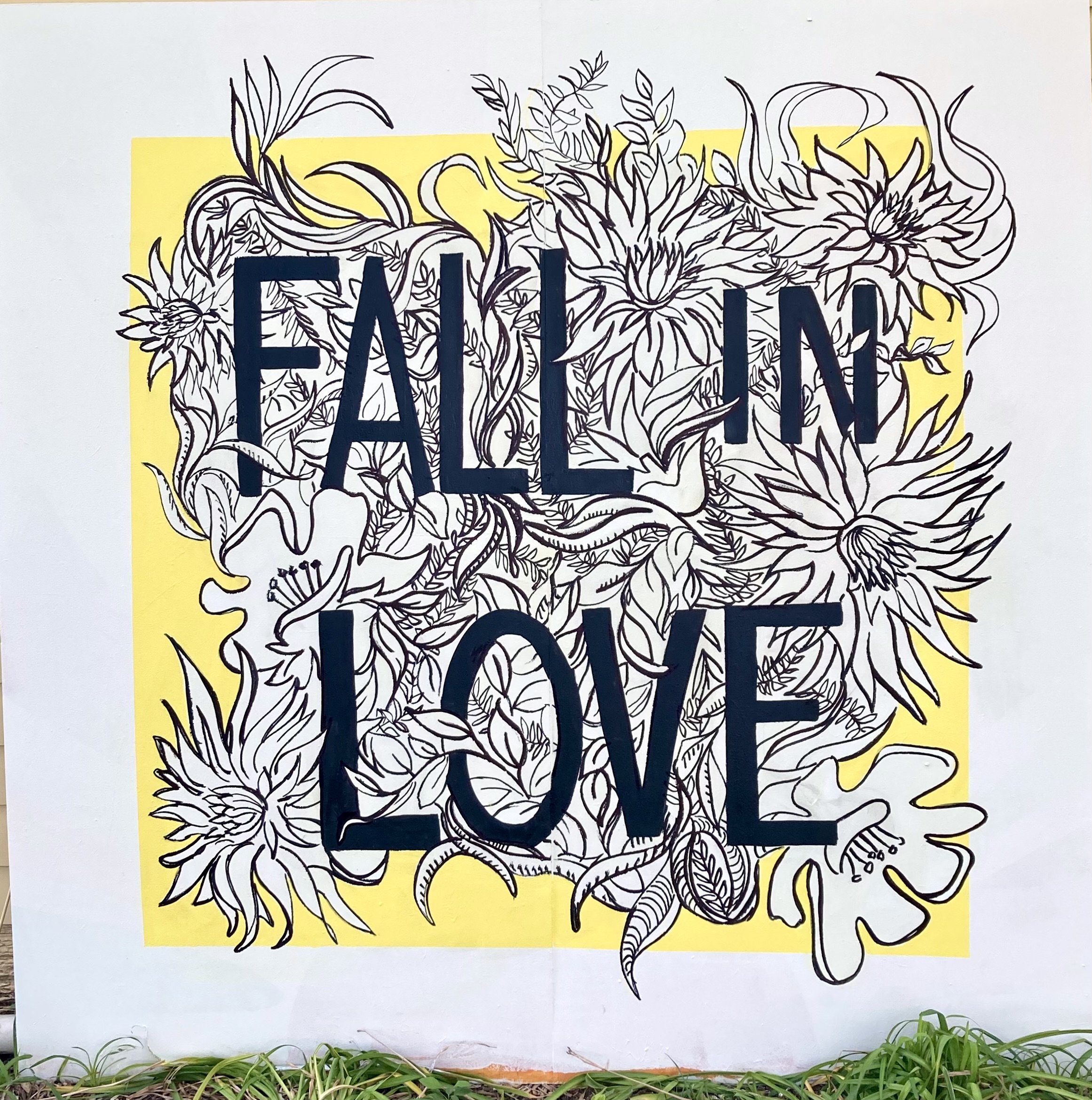 Fall In Love Mural