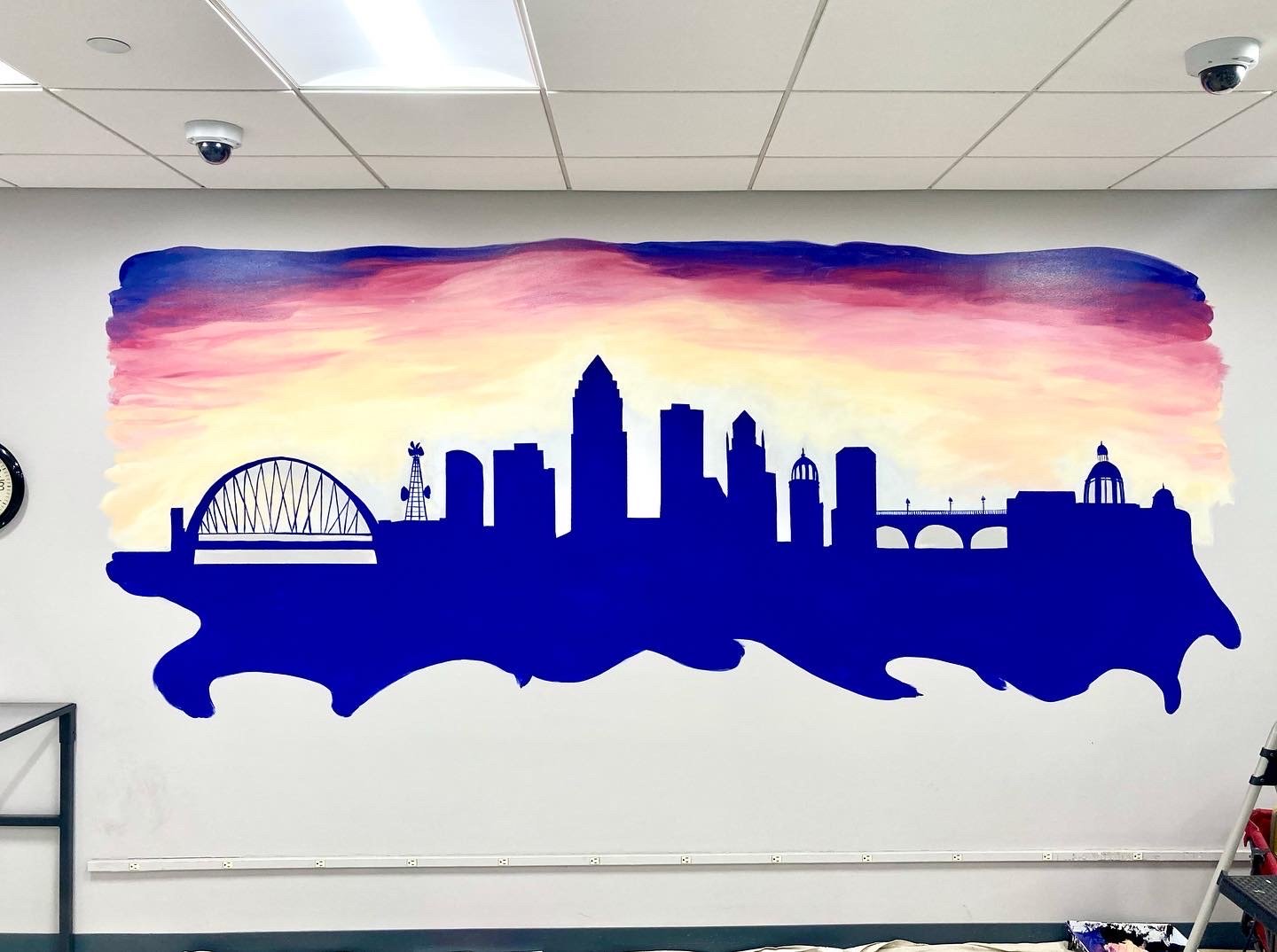 DSM USA mural for Bankers Trust