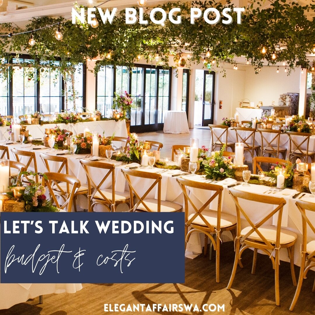 💵 What were your biggest costs during wedding planning? ⁣
Some people choose to spend their money on florals 💐, others prefer to focus on the food 🍔, but whatever you choose, creating a budget and analyzing costs is the most important part of plan