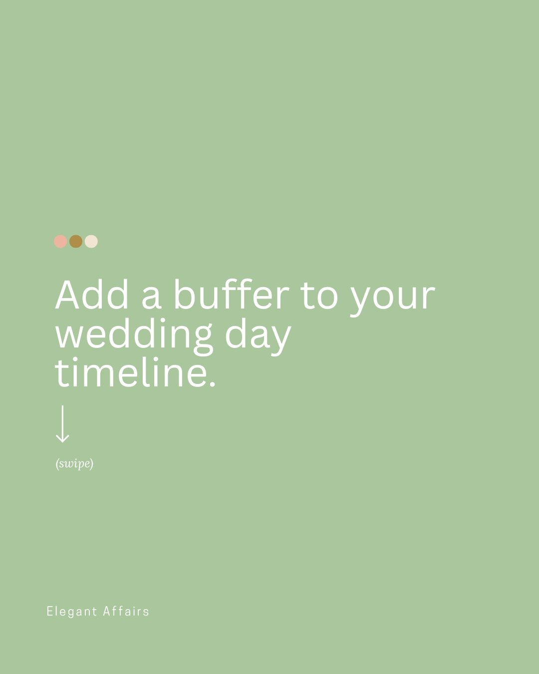 If we had a dollar for every wedding that ran late because someone just needed five more minutes with the curling iron... 💁&zwj;♀️✨

Here&rsquo;s your planner-approved pro tip: Add a buffer to your wedding day timeline. ⏰ 

Because hair takes longer