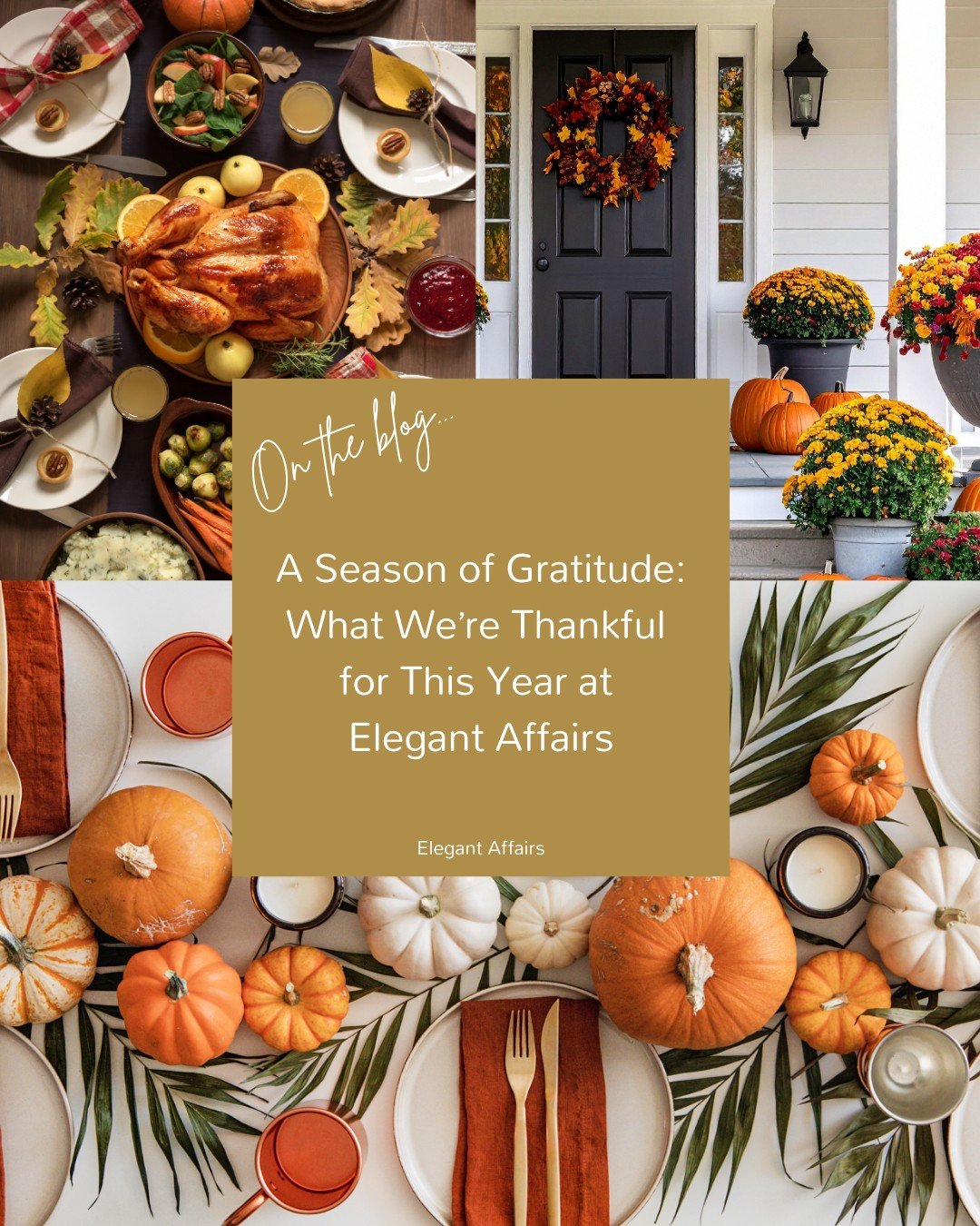 Gratitude is at the heart of everything we do.

This year, we&rsquo;re especially thankful for the clients who trust us with life&rsquo;s most meaningful celebrations, the creative partners who help bring our visions to life, and the incredible team 