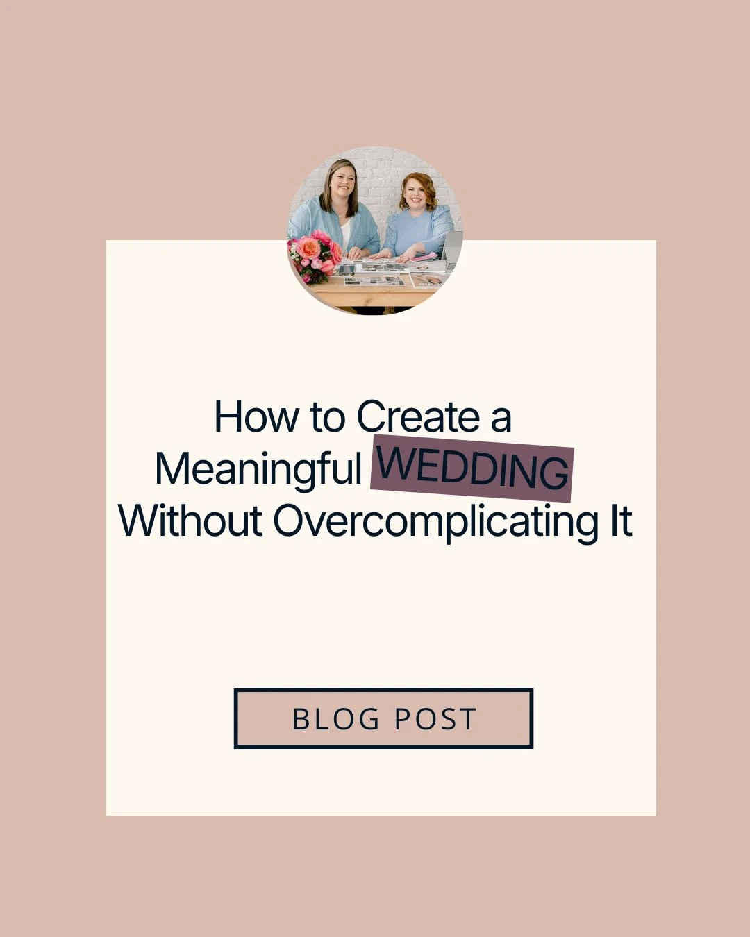 Here&rsquo;s a little secret most couples don&rsquo;t realize until after the wedding&hellip;
The moments you remember most have nothing to do with the napkin color or the font on the signage.

A meaningful wedding isn&rsquo;t about doing more. It&rs
