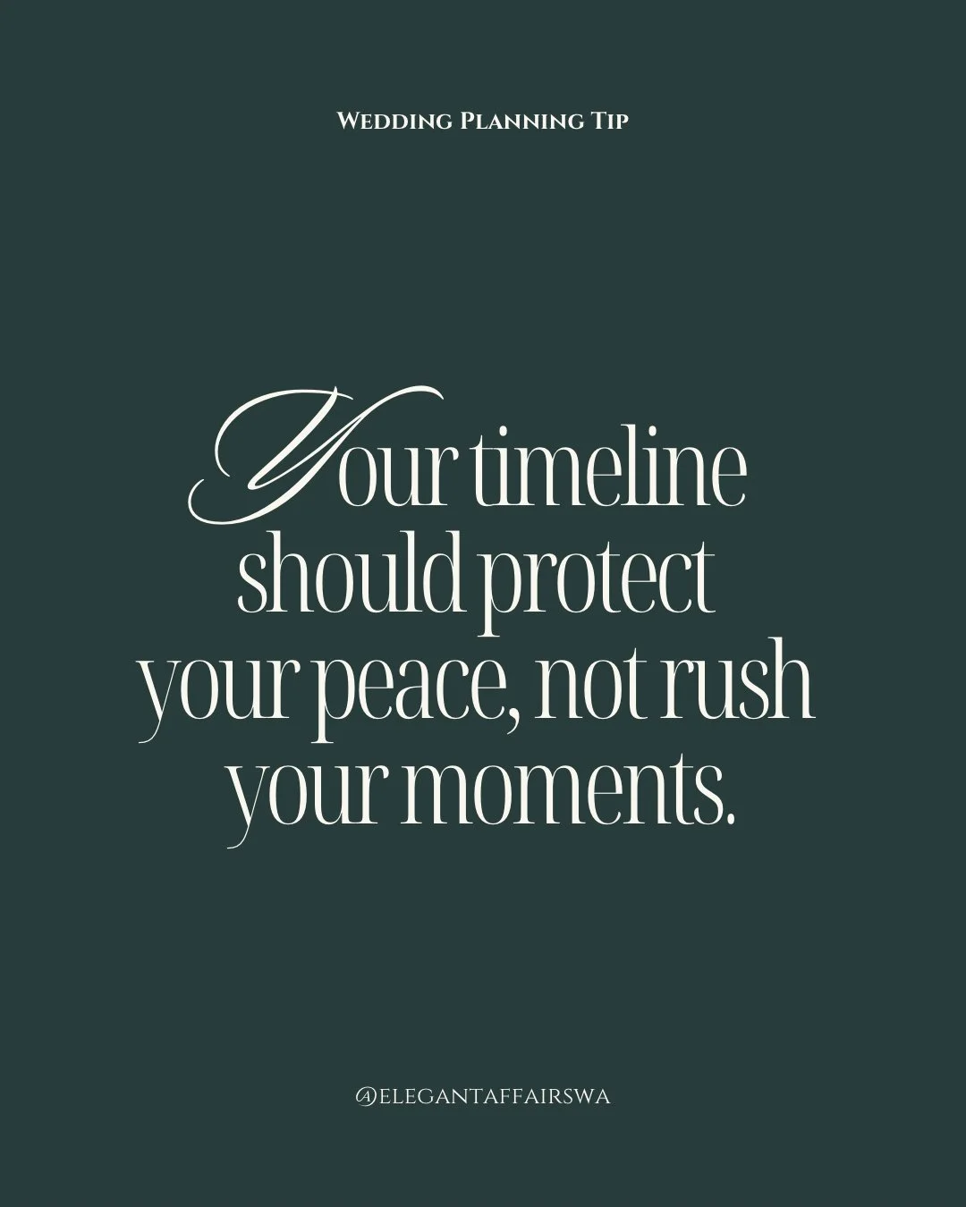 Your wedding day should feel calm.
Intentional.
Unrushed.

Yet one of the most common wedding planning mistakes we see is a timeline packed so tightly that there&rsquo;s no space to breathe.

A well-designed wedding timeline isn&rsquo;t just about lo