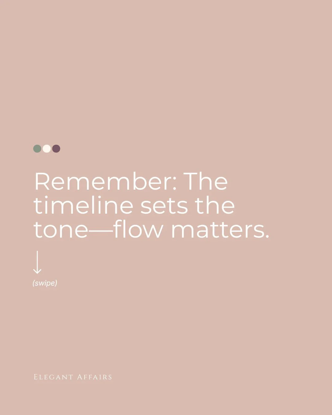 STOP WHAT YOU&rsquo;RE DOING&hellip; this is the wedding planning tip most couples don&rsquo;t realize until it&rsquo;s too late ⏳

Your wedding timeline isn&rsquo;t just a schedule&hellip; it&rsquo;s the entire experience.

If your timeline is rushe