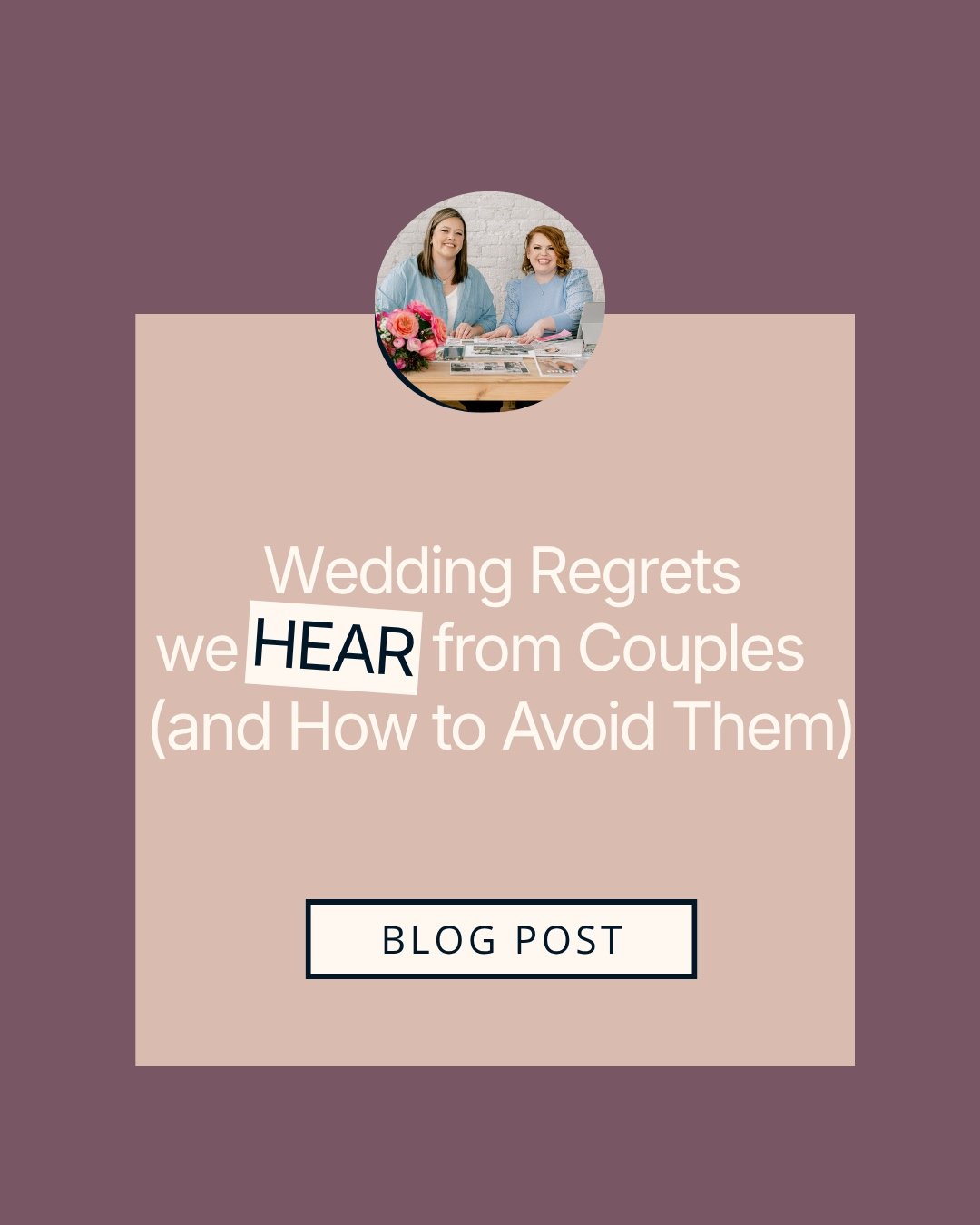 What do couples regret most after the wedding day is over? 

Usually, it&rsquo;s not the little details. It&rsquo;s the moments they didn&rsquo;t slow down for, the memories they didn&rsquo;t capture, and the support they wish they&rsquo;d had.

From