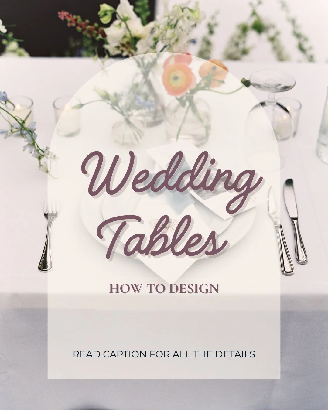 Ever stared at an empty table and had absolutely no idea where to start?

Same. And yet somehow, the most stunning wedding reception tables all follow the same simple formula. Here's the breakdown.

Step 1: Pick your table shape.
Round for intimacy. 
