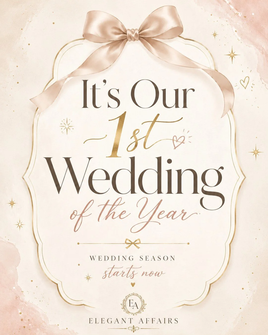And we&rsquo;re off&hellip; ✨

Our first wedding of the year is here, and you better believe the timelines are ready, the details are packed, and our hearts are so full.

There&rsquo;s just something extra sweet about the first wedding of the season.