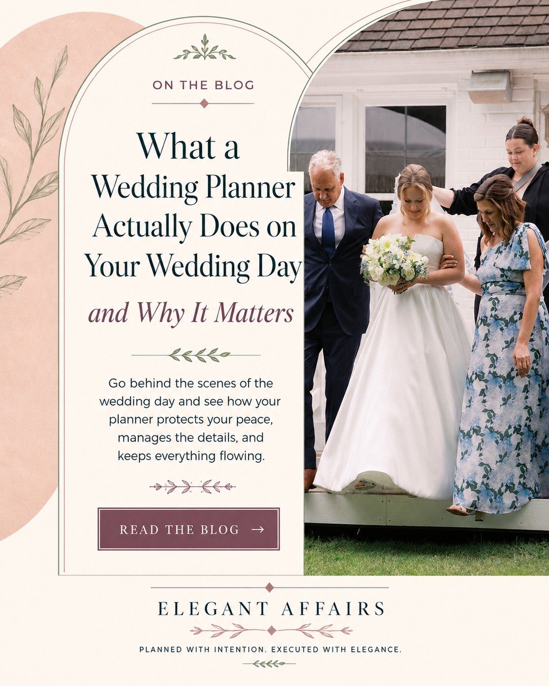 You see the pretty flowers, the emotional aisle walk, the reception reveal, and the packed dance floor.

What you don&rsquo;t always see? The timeline adjustments, vendor questions, dress fixes, family wrangling, ceremony cues, emergency kit moments,