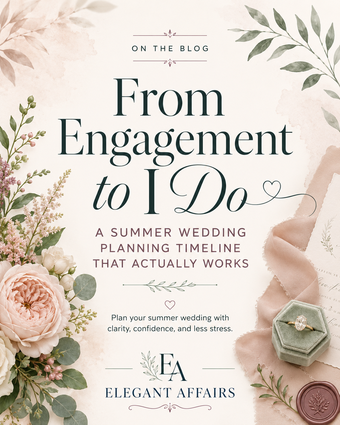 From Engagement to I Do: Summer Wedding Planning Timeline (That Actually Works)