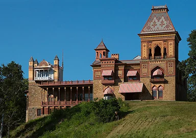 Olana, the estate built in 1870 for Frederic and Isabel Church. Photo by the Netniks.