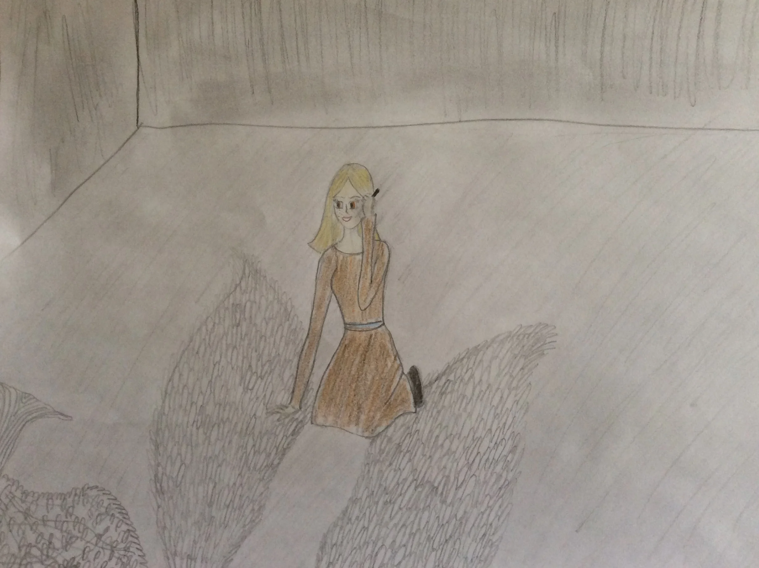 Lilly drawing by Abby Wilkins