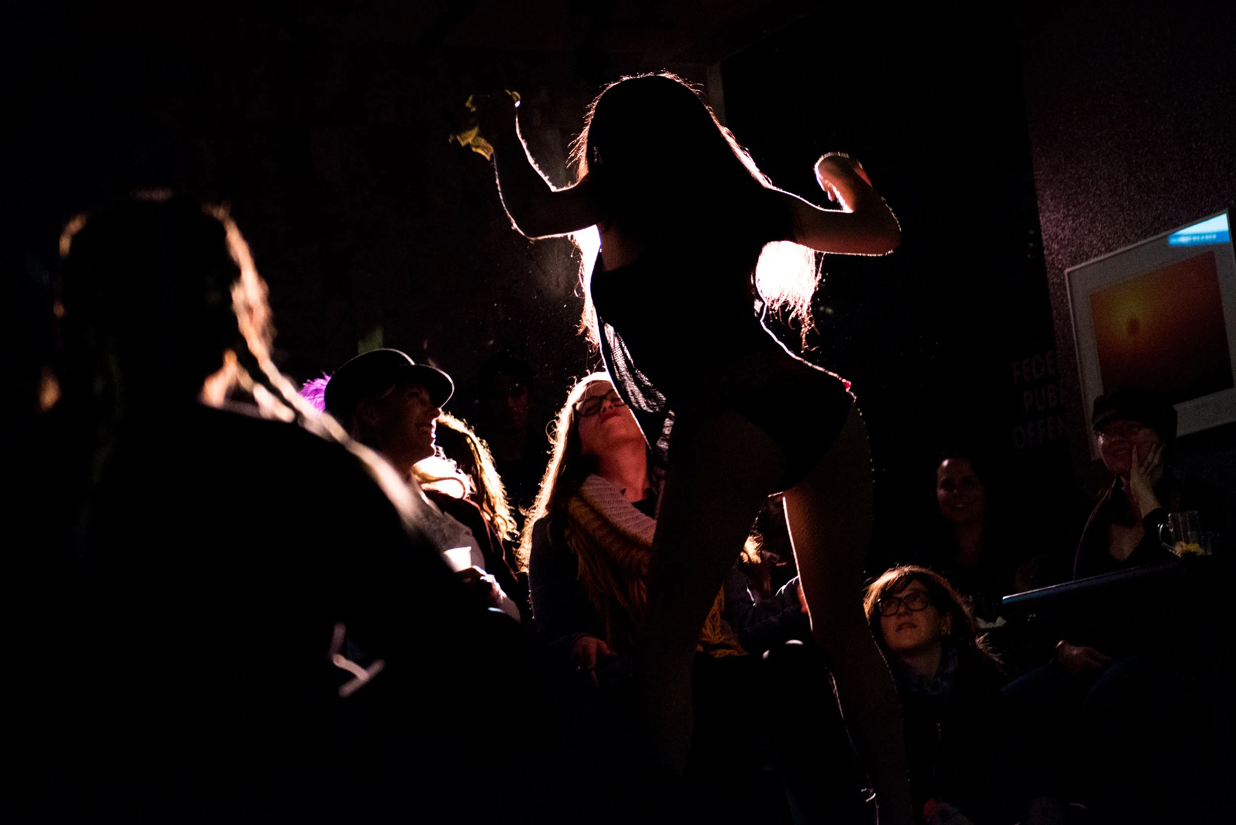 Koedam, now Rachel Boheme, dances for members of the audience. "I never want you to say that Rachel is just a comedy queen or a dancing queen,” Koedam said. "I want you to say that Rachel is a queen. And that she can do anything."