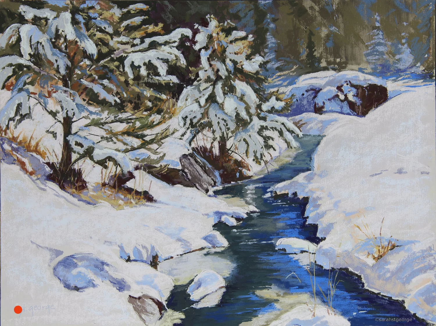Snow in the Trees - SOLD