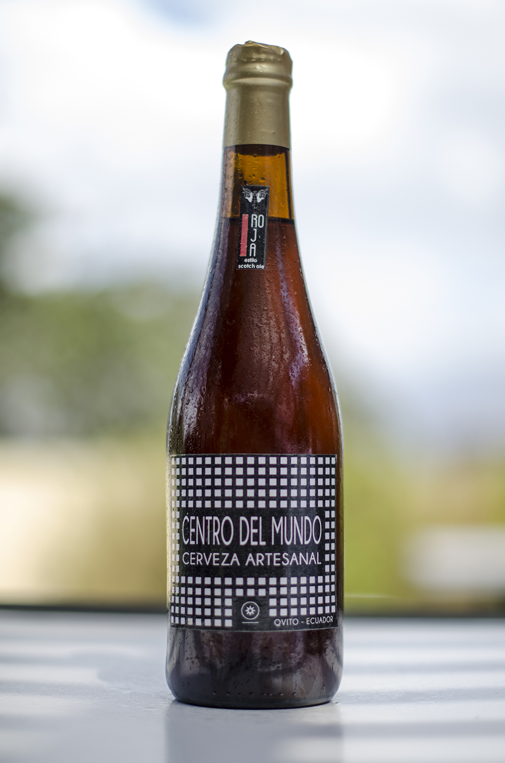 Cerveza Centro del Mundo Scotch Ale Roja 5,5 %