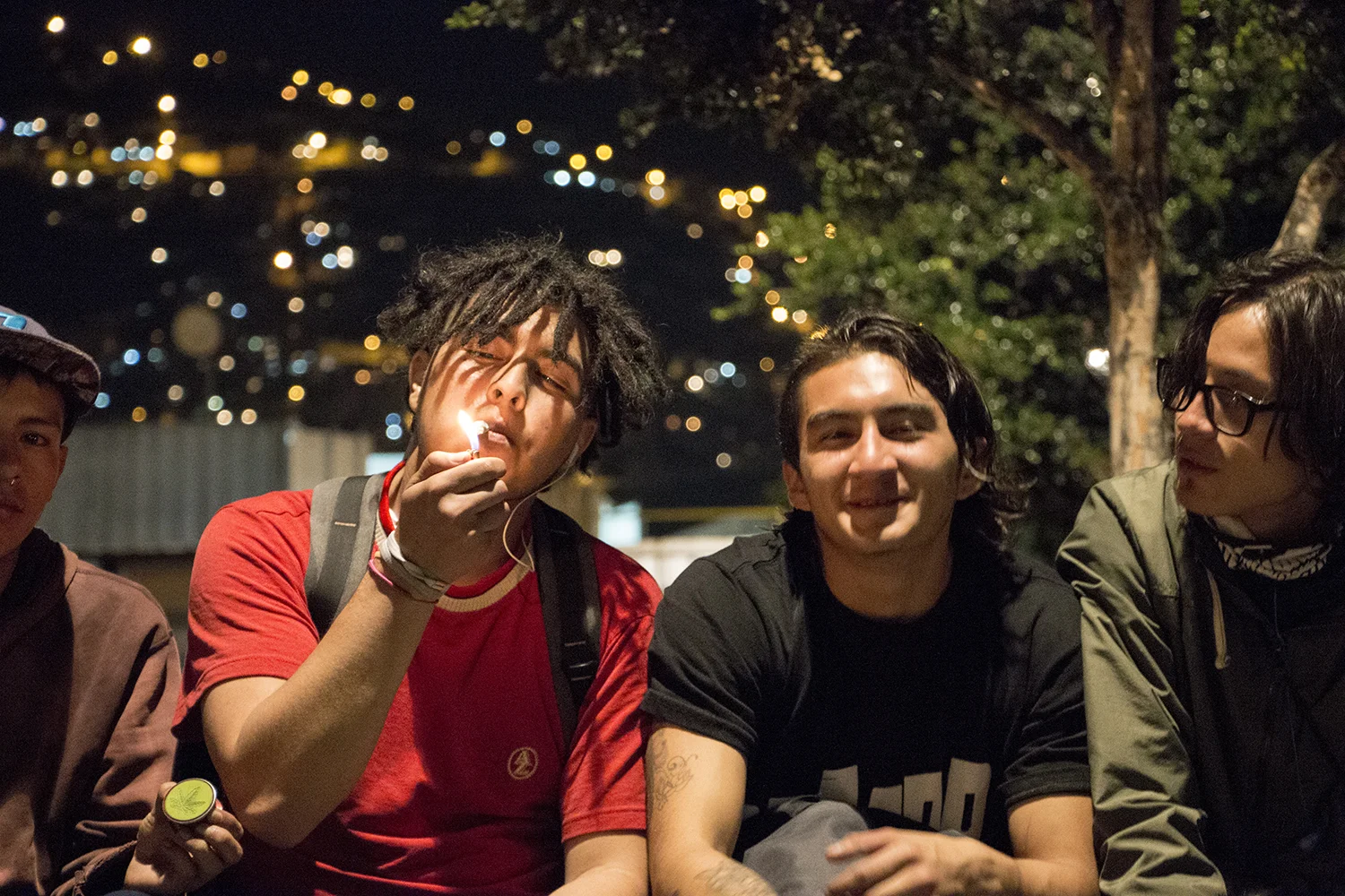 Cicleada Cannábica en la calle 24 de Mayo, Quito. 2018 Foto: Oscar Maldonado