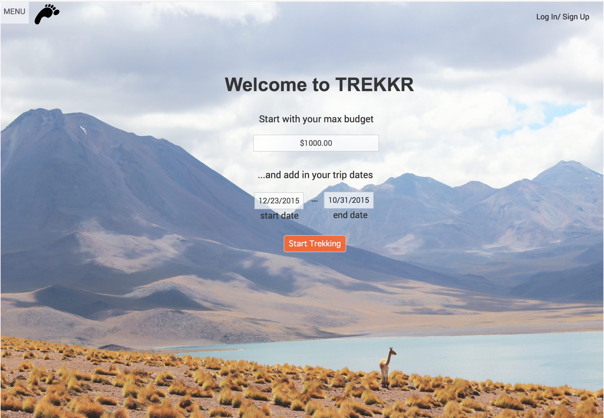  High-Fi Prototype Homepage