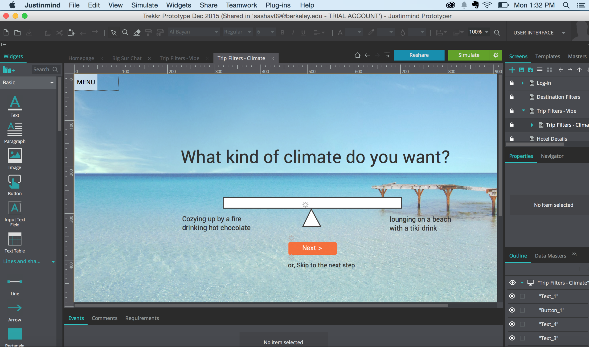  Building the Interactive Prototype