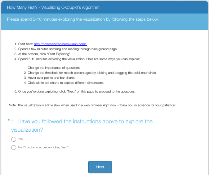 Algorithm Transparency Evaluation