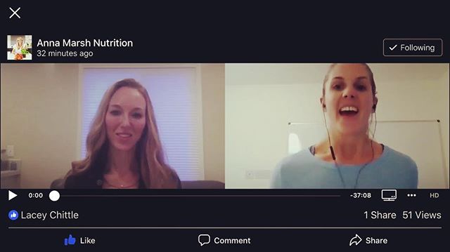 I&rsquo;m in humbled awe of the response to the interview with Anna Marsh that aired today. Already over 900 views. 
Thank you for all those who watched, shared, messaged me and took the first step to figure out your own health mystery and took the i