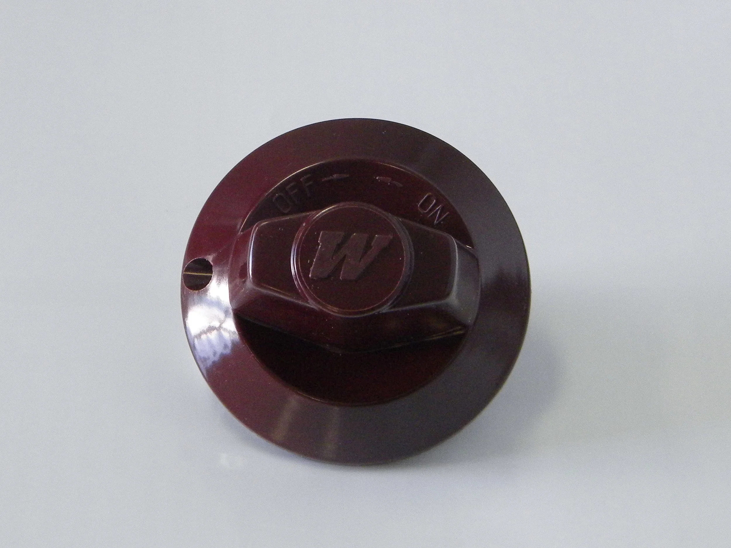 Red 'W' Knob with Set Screw