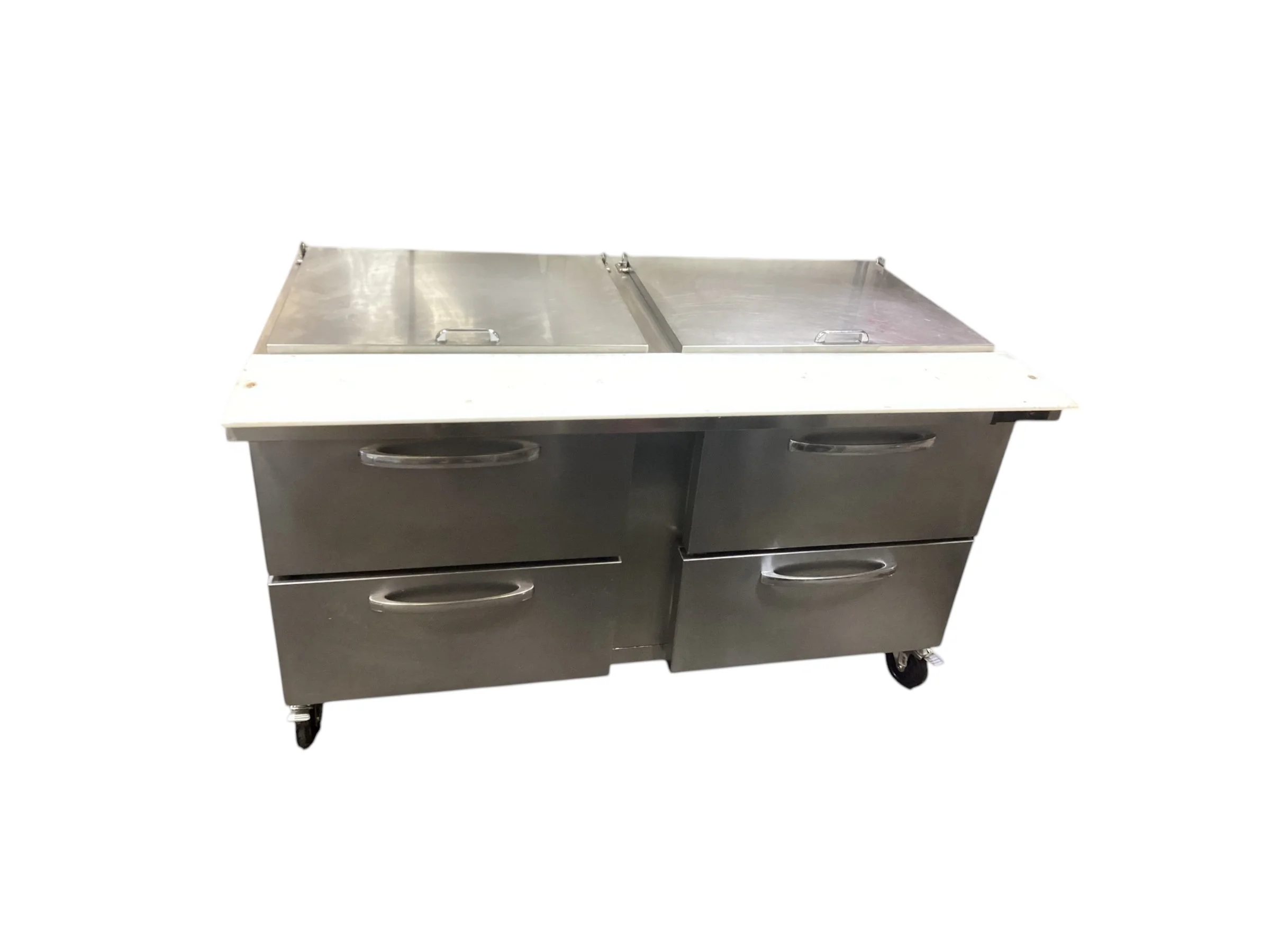 Continental, sandwich prep table, refrigerator