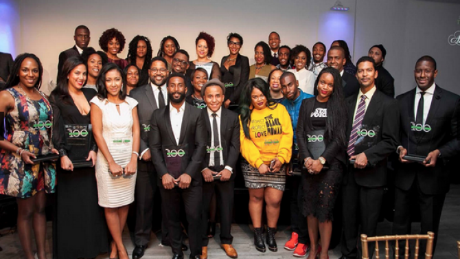 Honorees of The Root 100 2015 after receiving their awards in New York City on Nov. 12, 2015. Derrick Davis for The Root.