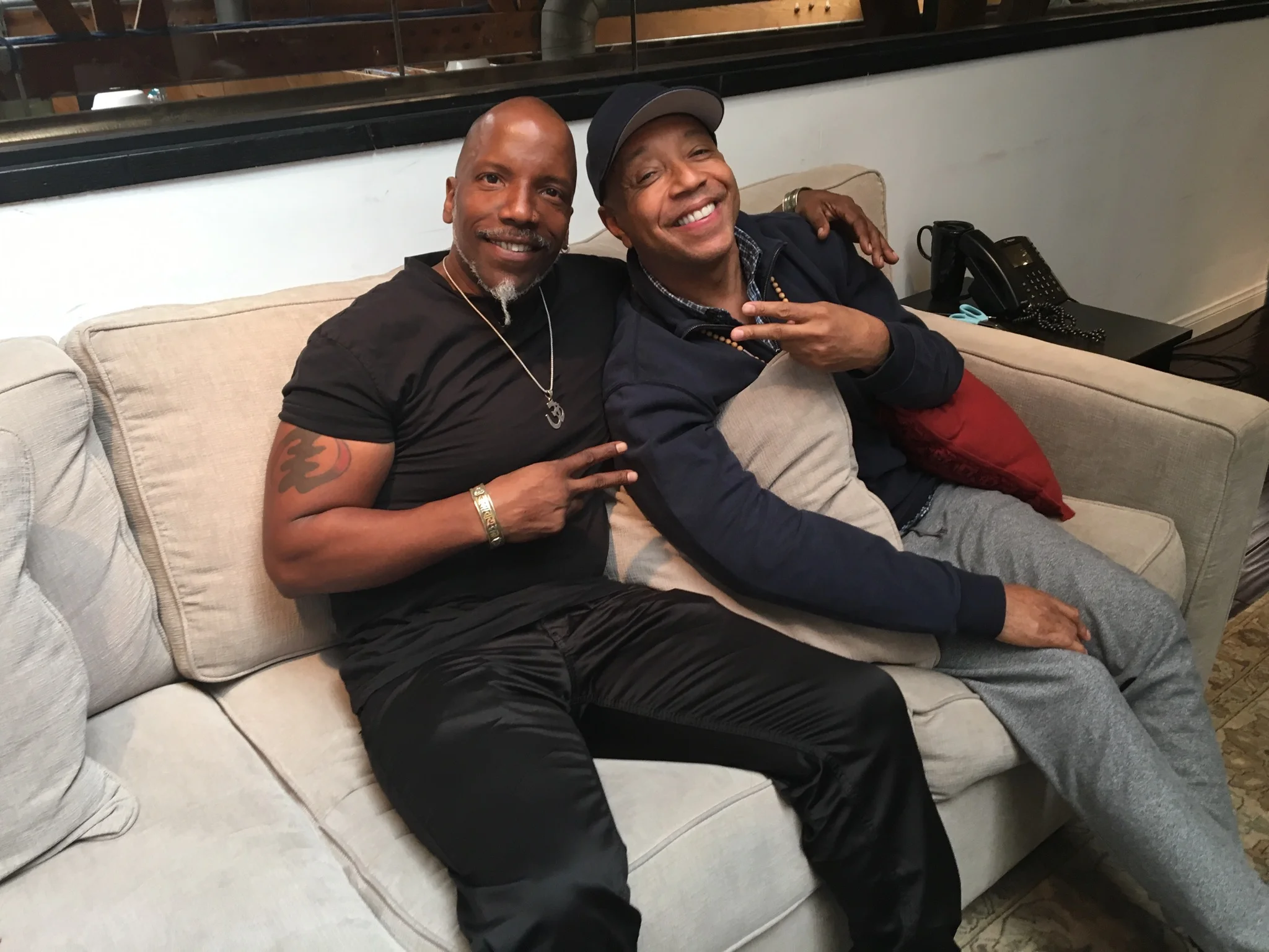 Daudi is featured with Russell Simmons 