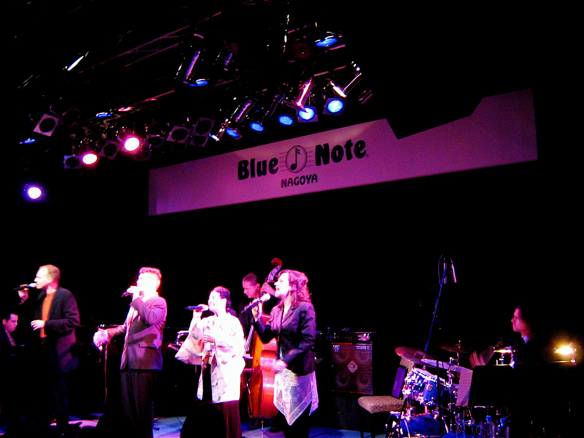  With NewYork Voices at the Nagoya Blue Note, Japan 2005 