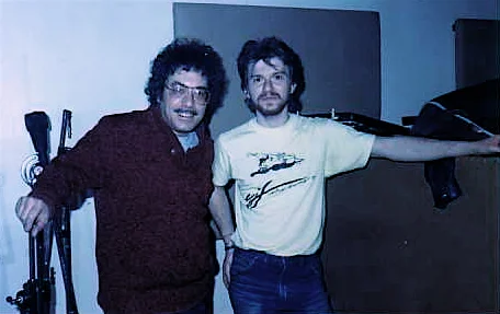  Recording with Eddie Gomez, NYC 1986. 