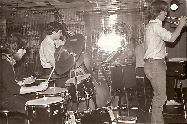 With Dave Douglas, Michel Zenino, Christian Jacob at the Pooh's Pub. Boston 1984
