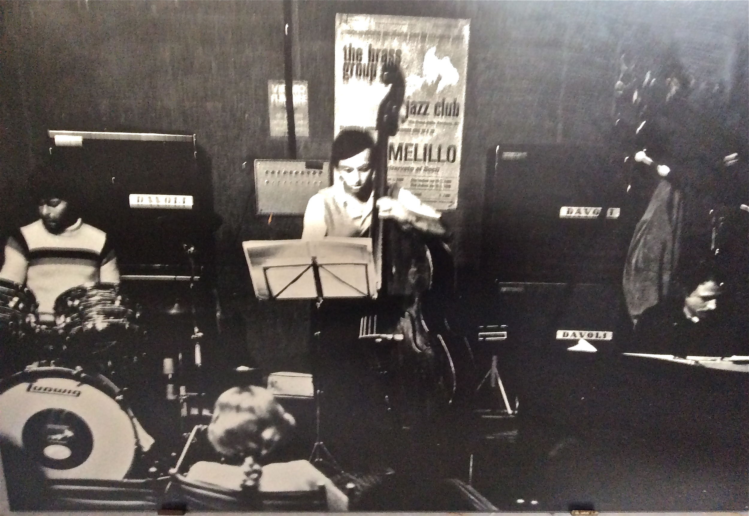  With Mike Melillo, Giuseppe Costa. Brass Group Palermo 1980 