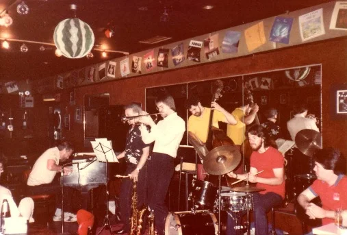 Performing with Tom Harrell, Gordon Brisker Quintet at the Willow, Sommerville 1984