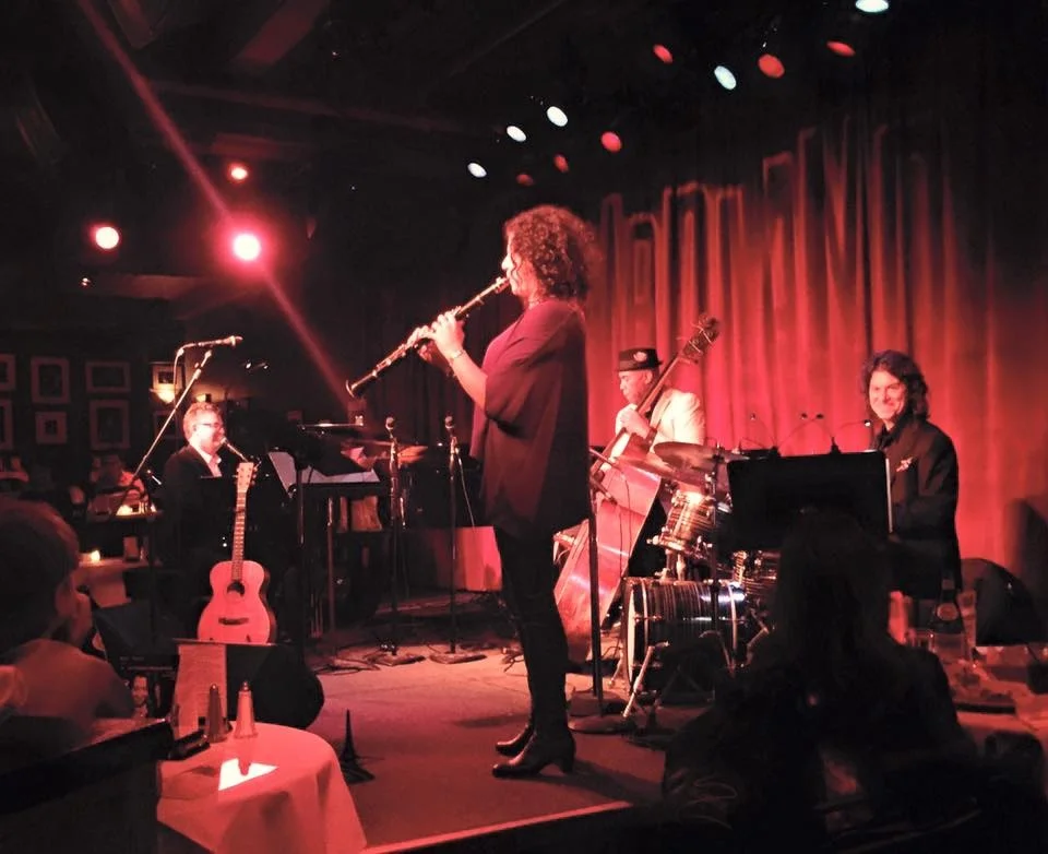  With Anat Cohen, Peter Eldridge, Essiet Okon Essiet at Birdland, NYC 2015 