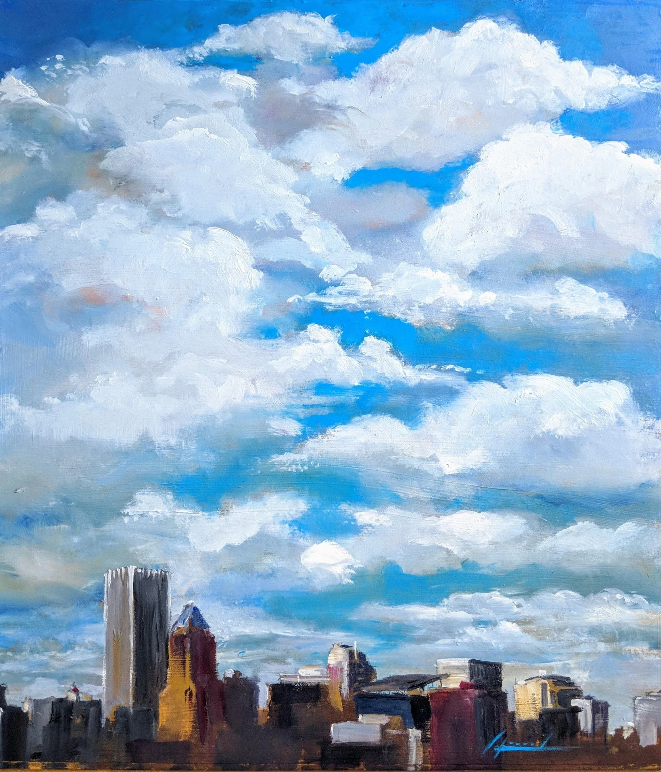 Clouds Over Pdx (Sold)