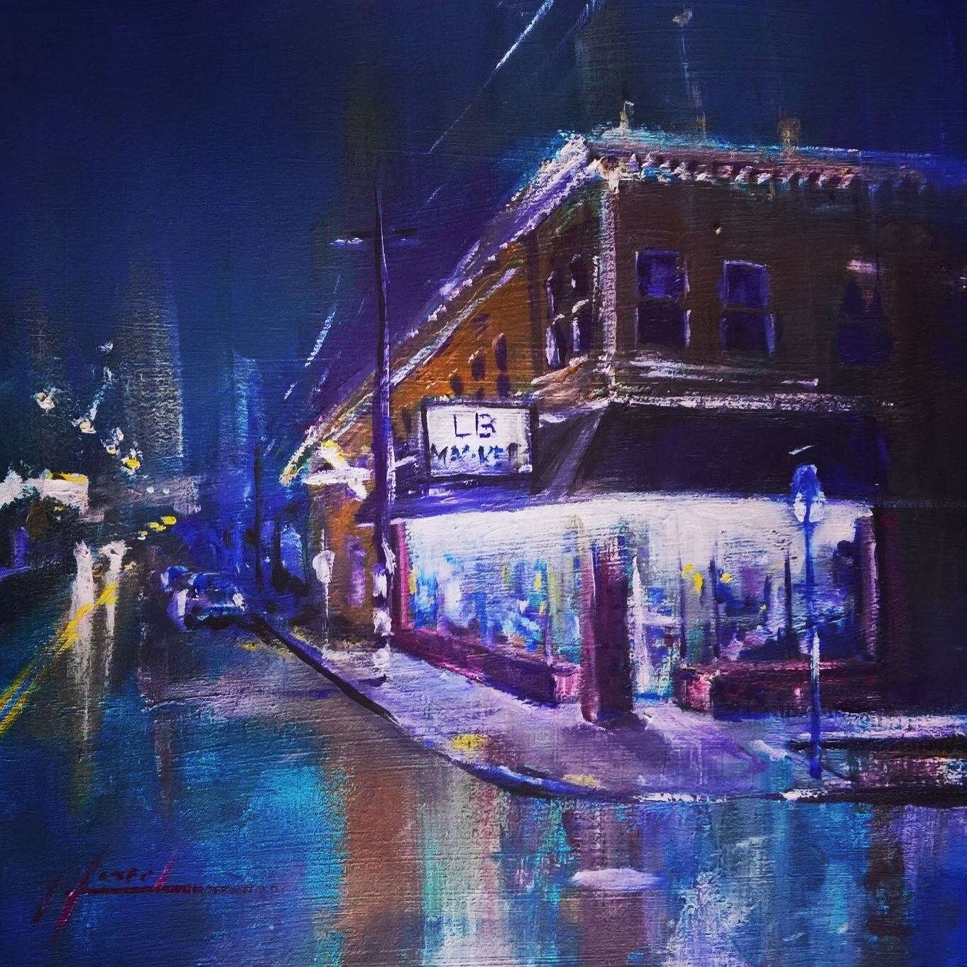 LB Market 8"x 8" (Sold)