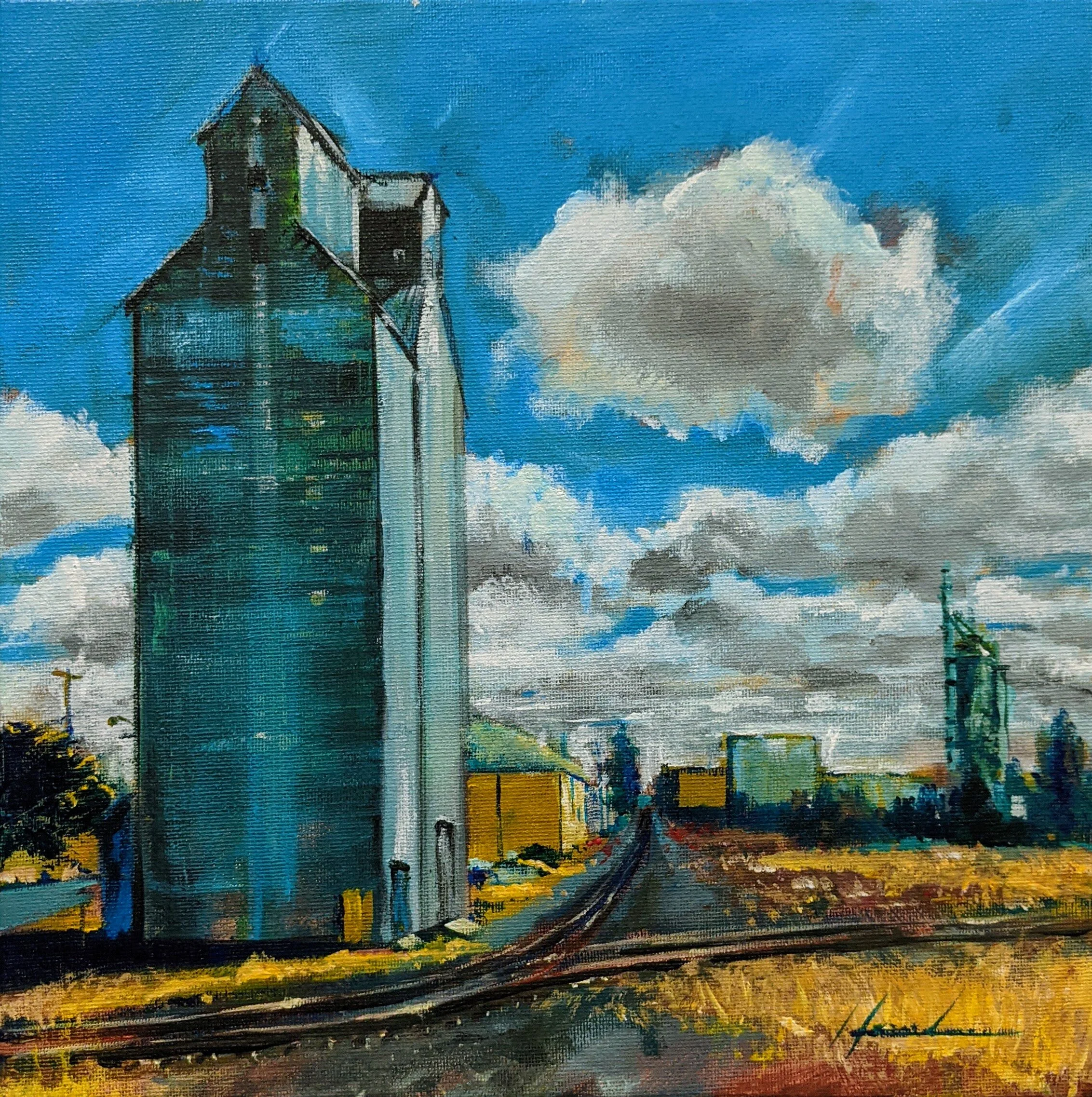 Dallas Grain 10"x 10" (Artist's Collection)
