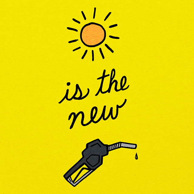 Up late binge-watching? A day's worth of Earth's solar energy can power the whole world binge-watching for 27 years.