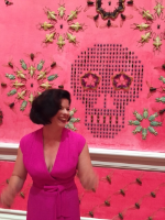 Jennifer Angus' installation and Susie's dress.