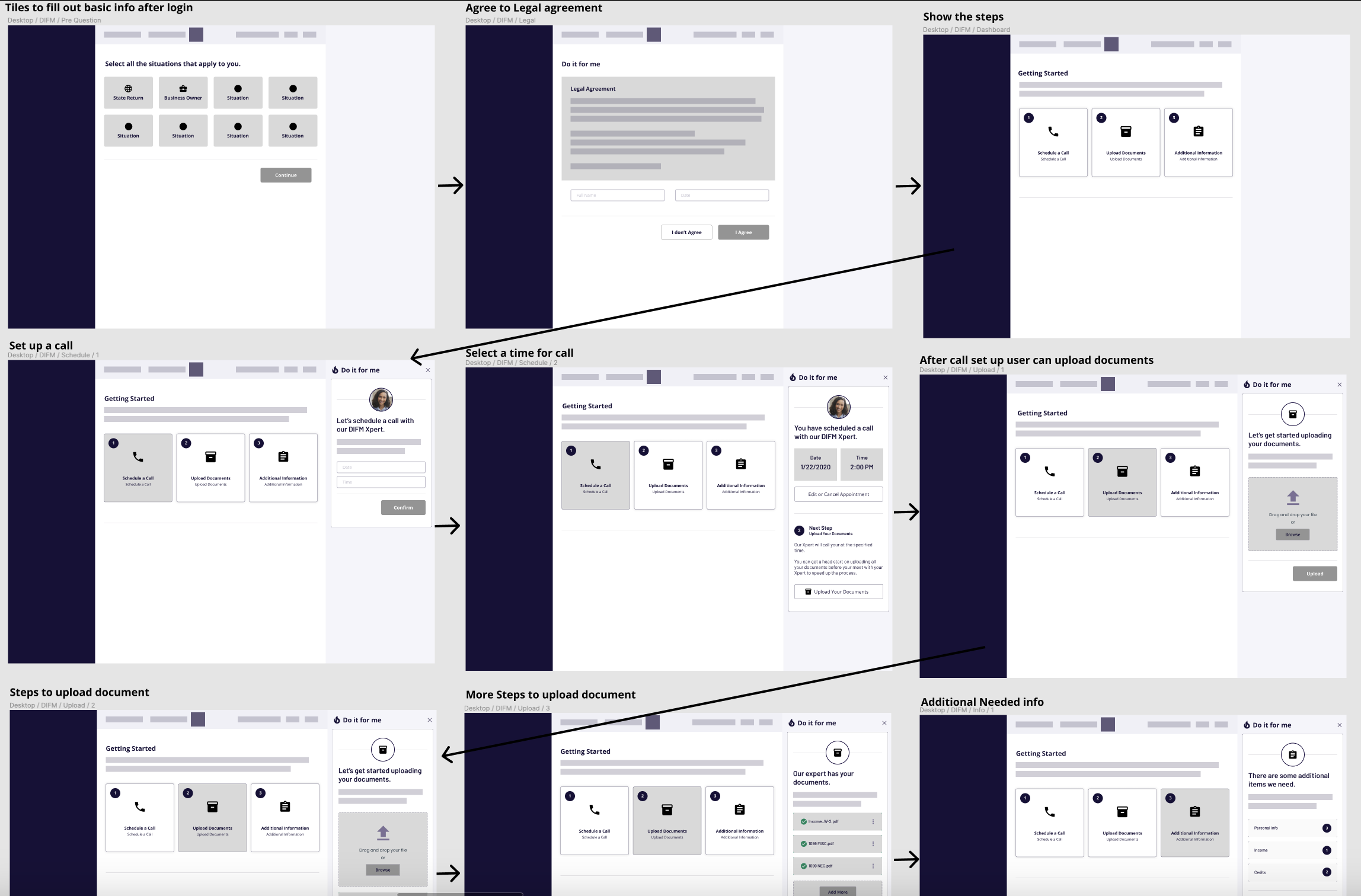 V2 of mockups: Idea 1