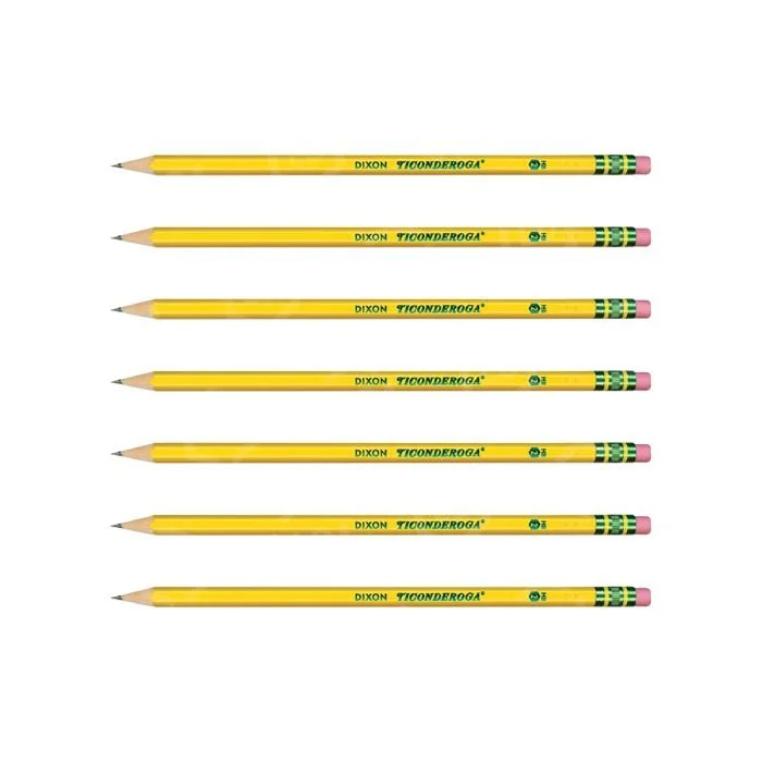 The Ticonderoga No. 2 is reliable and I am not.