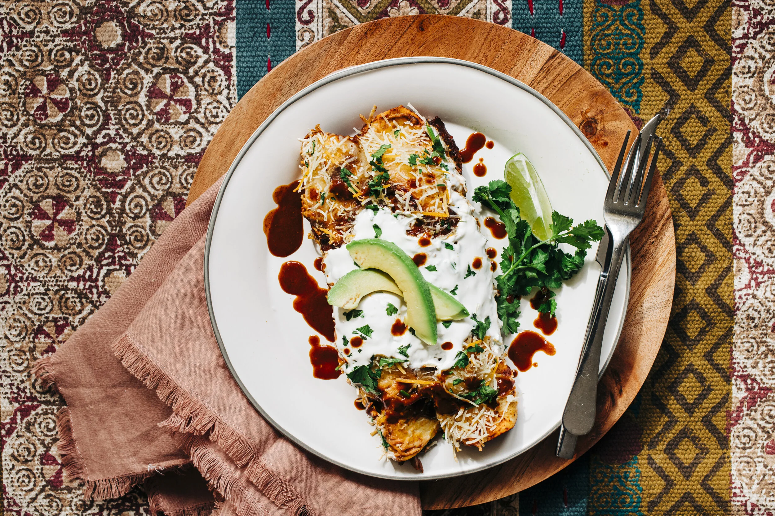 THE BEST CHICKEN ENCHILADAS